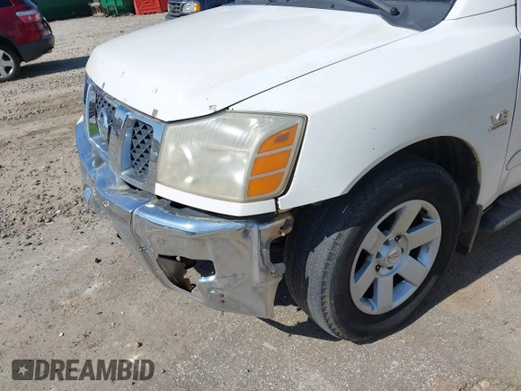 2004 Nissan Titan LE with VIN 1N6AA07AX4N534127, listed as a IAAI auction lot 42048092 with Not Provided miles. Bid and sale history available at carsss.com. Image 17.