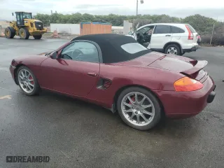 2000 Porsche Boxster S with VIN WP0CB2986YU663153, listed as a Copart auction lot 49165985 with 81,992 mi miles and Clean Title. Bid and sale history available at carsss.com. Image 2.