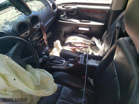 2005 GMC Envoy XL SLT with VIN 1GKET16SX56138844, listed as a Copart auction lot 53672894 with 0 mi miles and Salvage Title. Bid and sale history available at carsss.com. Image 7.