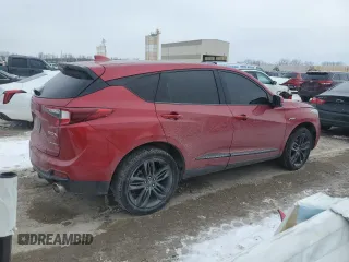 2021 Acura RDX w/A-Spec Package with VIN 5J8TC2H67ML001418, listed as a Copart auction lot 45338495 with Not Provided miles and Salvage Title. Bid and sale history available at carsss.com. Image 3.