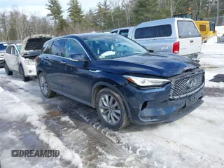 2019 Infiniti QX50 Luxe with VIN 3PCAJ5M39KF144475, listed as a IAAI auction lot 41653905 with 58,436 mi miles and . Bid and sale history available at DreamBid. Image 1.