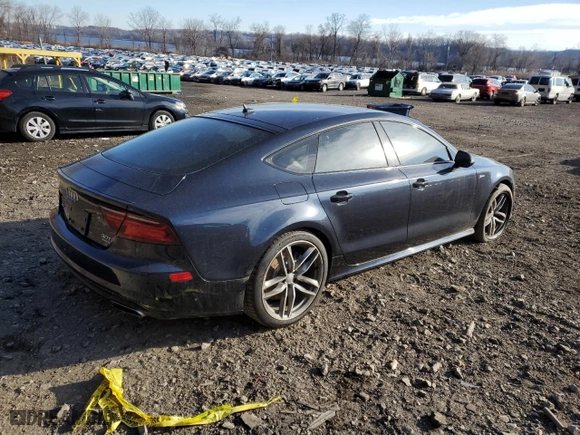 2016 Audi A7 3.0 Premium Plus with VIN WAUWGAFC6GN025766, listed as a Copart auction lot 40046403 with 76,821 mi miles. Bid and sale history available at carsss.com. Image 3.