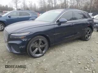 2022 Genesis GV70 Sport with VIN KMUMCDTC7NU011290, listed as a Copart auction lot 84475294 with 42,502 mi miles and Salvage title. Bid and sale history available at DreamBid. Image 1.