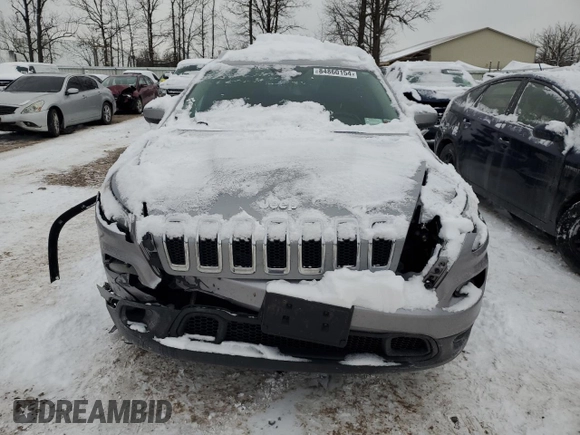 2014 Jeep Cherokee Latitude with VIN 1C4PJMCS7EW244474, listed as a Copart auction lot 84860154 with 154,082 mi miles and Non Repairable. Bid and sale history available at carsss.com. Image 5.