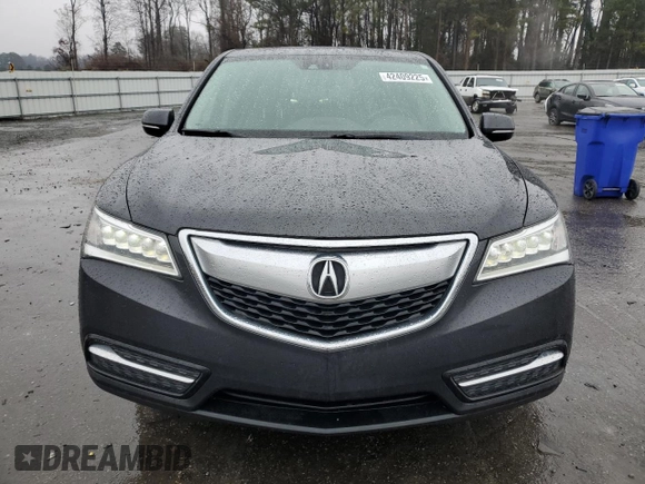 2014 Acura MDX Tech Pkg with VIN 5FRYD4H49EB045743, listed as a Copart auction lot 42409225 with 96,194 mi miles and Salvage Title. Bid and sale history available at carsss.com. Image 5.