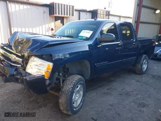 2007 Chevrolet Silverado 1500 LTZ with VIN 2GCEK13M471506806, listed as a IAAI auction lot 41578407 with 155,506 mi miles. Bid and sale history available at carsss.com. Image 2.