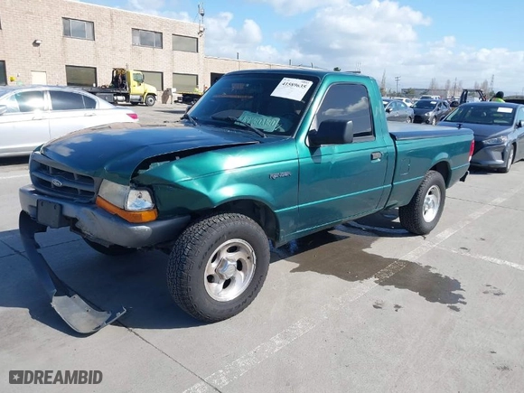 2000 Ford Ranger XL with VIN 1FTYR10C9YPB64651, listed as a IAAI auction lot 41589635 with 134,323 mi miles. Bid and sale history available at carsss.com. Image 2.