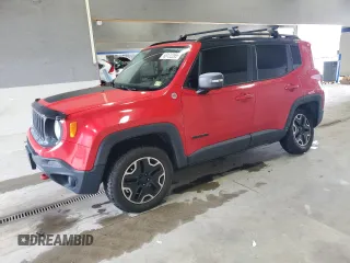 2016 Jeep Renegade Trailhawk with VIN ZACCJBCTXGPD32513, listed as a Copart auction lot 63122265 with 95,705 mi miles and Clean title. Bid and sale history available at DreamBid. Image 1.