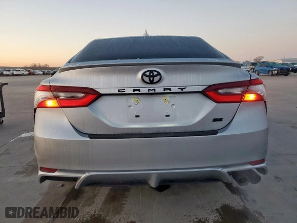 2024 Toyota Camry SE with VIN 4T1G11AK4RU893633, listed as a Copart auction lot 48222595 with 8,132 mi miles and Salvage Title. Bid and sale history available at carsss.com. Image 6.
