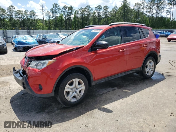 2014 Toyota RAV4 LE with VIN JTMZFREV6EJ017479, listed as a Copart auction lot 56986365 with 193,995 mi miles and Salvage title. Bid and sale history available at DreamBid. Image 1.