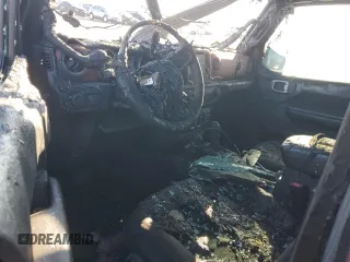 2021 Jeep Wrangler Unlimited Rubicon with VIN 1C4HJXFN5MW513999, listed as a Copart auction lot 46150685 with Not Provided miles and Salvage Title. Bid and sale history available at DreamBid. Image 8.