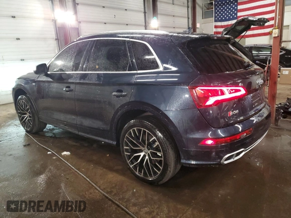 2018 Audi SQ5 Premium Plus with VIN WA1A4AFY0J2140061, listed as a Copart auction lot 42918335 with 111,415 mi miles and Salvage Title. Bid and sale history available at DreamBid. Image 2.