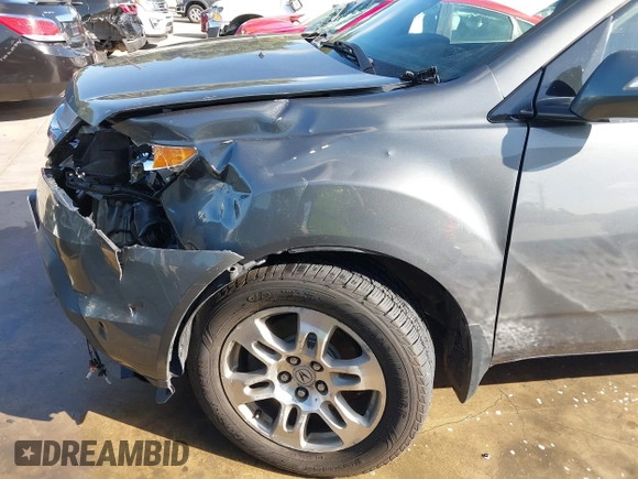 2008 Acura MDX Tech Pkg with VIN 2HNYD283X8H505823, listed as a IAAI auction lot 40110240 with 230,045 mi miles. Bid and sale history available at carsss.com. Image 17.