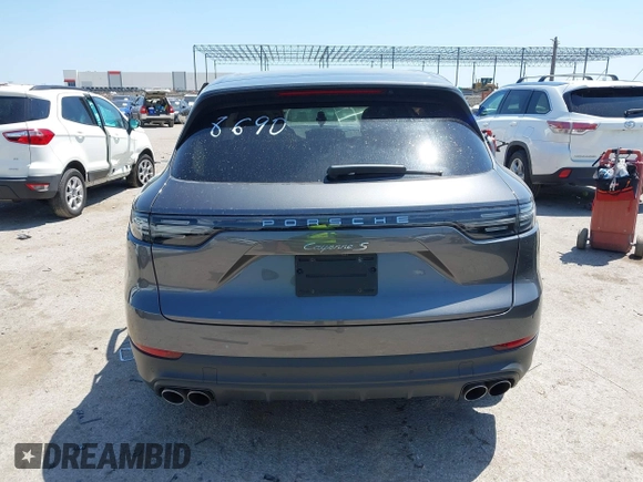 2021 Porsche Cayenne S with VIN WP1AB2AY8MDA28690, listed as a IAAI auction lot 42333167 with 39,489 mi miles and . Bid and sale history available at DreamBid. Image 16.