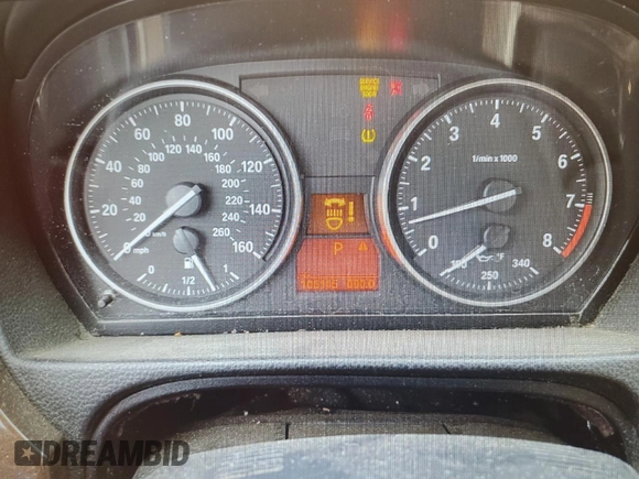2009 BMW 3 Series 335i with VIN WBAWL73599P181067, listed as a Copart auction lot 45146485 with 106,145 mi miles and Salvage title. Bid and sale history available at DreamBid. Image 9.