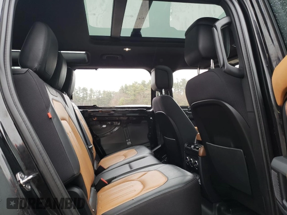 2023 Land Rover Defender X with VIN SALEXEEU8P2111784, listed as a Copart auction lot 49658795 with 25,844 mi miles and Salvage title. Bid and sale history available at DreamBid. Image 11.