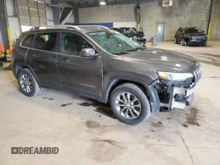 2019 Jeep Cherokee Latitude Plus with VIN 1C4PJMLB6KD460985, listed as a Copart auction lot 54386405 with 79,760 mi miles and Salvage Title. Bid and sale history available at DreamBid. Image 4.