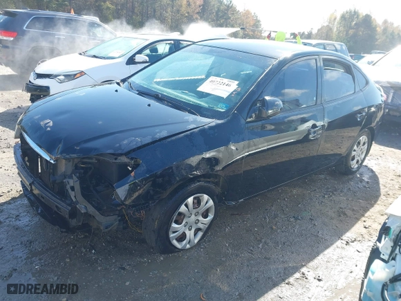 2010 Hyundai Elantra SE with VIN KMHDU4AD1AU037949, listed as a IAAI auction lot 40722146 with 1 mi miles. Bid and sale history available at carsss.com. Image 20.