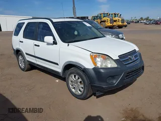 2005 Honda CR-V EX with VIN JHLRD78855C019859, listed as a IAAI auction lot 42150979 with 247,364 mi miles. Bid and sale history available at carsss.com. Image 1.