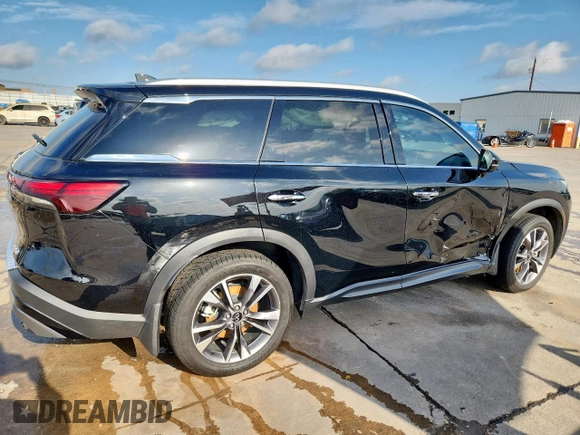 2022 Infiniti QX60 Luxe с VIN 5N1DL1FR8NC340129, выставлен на аукционе Copart как лот 58943535 с пробегом 34 072 миль миль и Списание • Salvage title. История ставок и продаж доступна на DreamBid. Изображение 3.
