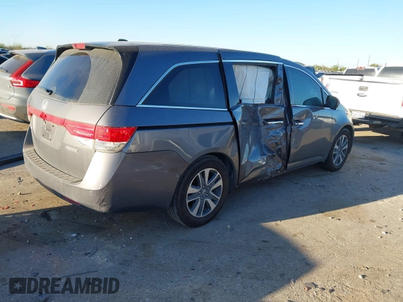 2016 Honda Odyssey Touring Elite with VIN 5FNRL5H98GB132255, listed as a IAAI auction lot 41839600 with 131,064 mi miles and . Bid and sale history available at DreamBid. Image 4.
