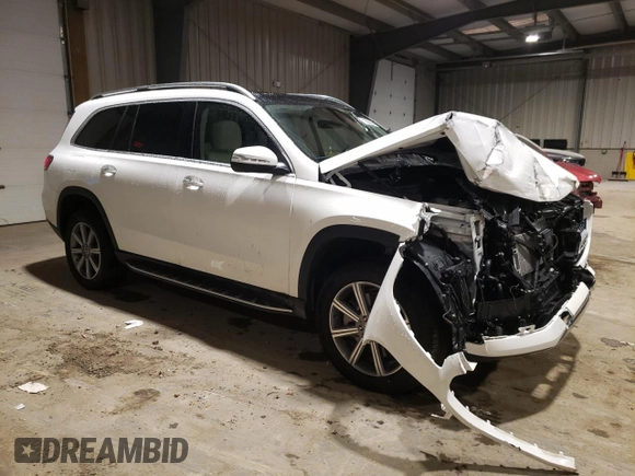 2022 Mercedes-Benz GLS with VIN 4JGFF5KE3NA743019, listed as a Copart auction lot 71826362 with 7,993 mi miles. Bid and sale history available at carsss.com. Image 4.