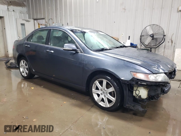 2004 Acura TSX w/Navigation with VIN JH4CL959X4C006391, listed as a Copart auction lot 85966044 with 155,472 mi miles and Salvage title. Bid and sale history available at DreamBid. Image 4.
