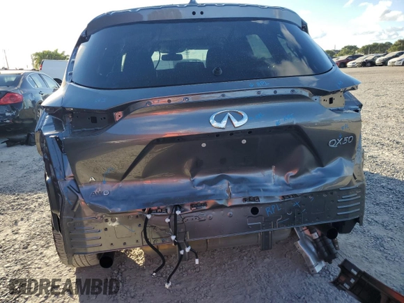 2021 Infiniti QX50 LUXE with VIN 3PCAJ5BB4MF109257, listed as a Copart auction lot 65144992 with 16,645 mi miles. Bid and sale history available at carsss.com. Image 9.