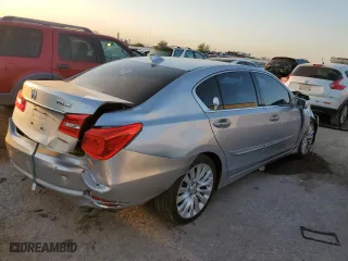 2015 Acura RLX Advance Pkg with VIN JH4KC1F91FC000753, listed as a Copart auction lot 73719724 with 219,761 mi miles and Salvage Title. Bid and sale history available at carsss.com. Image 3.