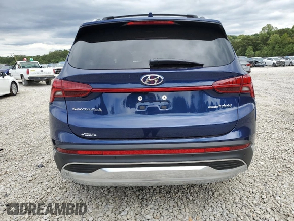 2023 Hyundai Santa Fe Hybrid SEL Premium with VIN 5NMS3DA18PH008386, listed as a Copart auction lot 71386854 with 890 mi miles and Salvage Title. Bid and sale history available at carsss.com. Image 6.
