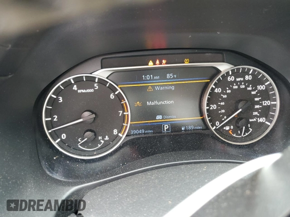 2019 Nissan Altima SV z VIN 1N4BL4DV8KC115689, wystawiony jako Copart lot #56781215 z przebiegiem 39 049 mil mil oraz Szkoda całkowita • Salvage title. Historia ofert i sprzedaży dostępna na DreamBid. Obrazek 9.