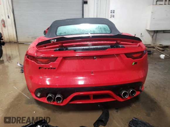 2022 Jaguar F-Type with VIN SAJD55FE3NCK77770, listed as a Copart auction lot 84887134 with Not Provided miles and Salvage Title. Bid and sale history available at DreamBid. Image 6.