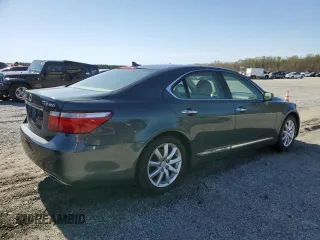 2007 Lexus LS 460 with VIN JTHBL46F975035747, listed as a Copart auction lot 50169445 with 147,294 mi miles and Salvage Title. Bid and sale history available at carsss.com. Image 3.