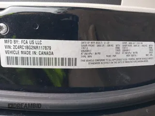 2022 Chrysler Pacifica Touring L with VIN 2C4RC1BG2NR117879, listed as a IAAI auction lot 41845778 with 96,523 mi miles and . Bid and sale history available at DreamBid. Image 9.