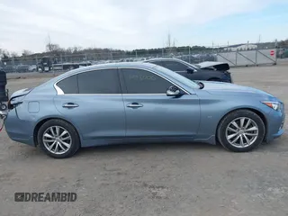 2015 Infiniti Q50 with VIN JN1BV7AR0FM392708, listed as a IAAI auction lot 41593006 with 109,066 mi miles. Bid and sale history available at carsss.com. Image 13.