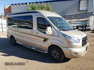 2019 Ford Transit with VIN 1FTYR2CG8KKA26818, listed as a Copart auction lot 77574134 with 60,220 mi miles and Salvage Title. Bid and sale history available at carsss.com. Image 4.