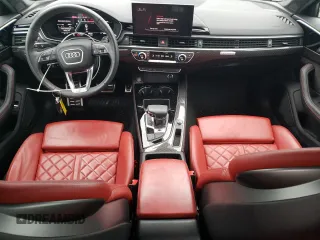 2021 Audi S4 Premium Plus with VIN WAUB4AF40MA024633, listed as a Copart auction lot 40762744 with 21,333 mi miles and Salvage Title. Bid and sale history available at carsss.com. Image 8.
