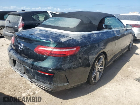 2018 Mercedes-Benz E-Class E 400 with VIN WDD1K6FB8JF046433, listed as a Copart auction lot 75609274 with 0 mi miles and Salvage Title. Bid and sale history available at carsss.com. Image 3.