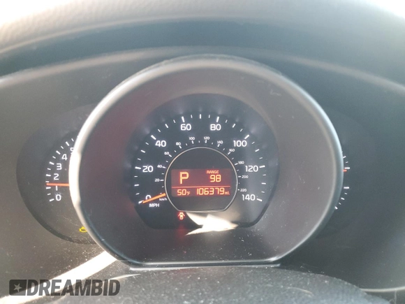 2014 Kia Soul with VIN KNDJN2A20E7002573, listed as a Copart auction lot 53543085 with 106,379 mi miles and Salvage Title. Bid and sale history available at carsss.com. Image 9.