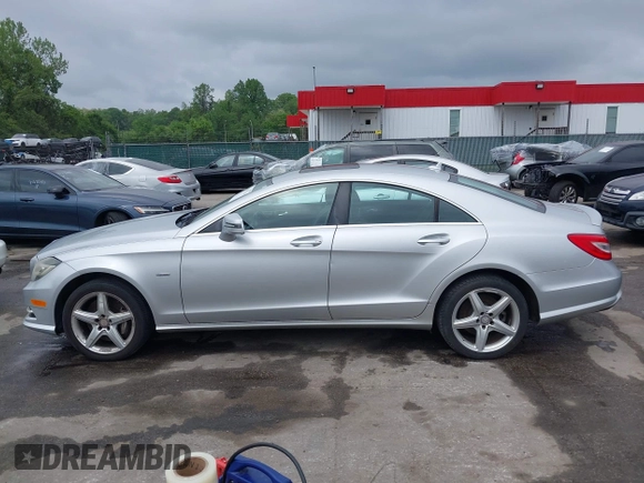 2012 Mercedes-Benz CLS 550 with VIN WDDLJ9BB9CA046976, listed as a IAAI auction lot 42171744 with 121,443 mi miles and . Bid and sale history available at DreamBid. Image 14.