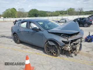 2024 Mazda 3 S Carbon Edition with VIN 3MZBPBCM4RM402805, listed as a Copart auction lot 53740555 with Not provided miles and Salvage title. Bid and sale history available at DreamBid. Image 4.