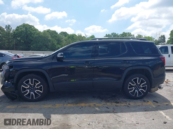 2021 GMC Acadia SLT with VIN 1GKKNMLS0MZ136228, listed as a IAAI auction lot 42445381 with 65,700 mi miles and . Bid and sale history available at DreamBid. Image 14.