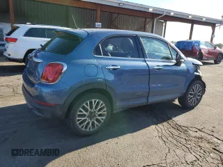 2017 FIAT 500X Lounge with VIN ZFBCFYDB0HP601372, listed as a Copart auction lot 56593345 with 44,962 mi miles and Salvage title. Bid and sale history available at DreamBid. Image 3.