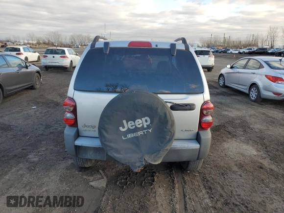 2006 Jeep Liberty Sport with VIN 1J4GL48556W185689, listed as a Copart auction lot 81289224 with 254,291 mi miles and Salvage Title. Bid and sale history available at carsss.com. Image 6.