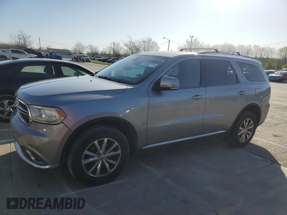 2015 Dodge Durango Limited with VIN 1C4RDJDG1FC892078, listed as a Copart auction lot 52322775 with 122,372 mi miles and Salvage title. Bid and sale history available at DreamBid. Image 1.