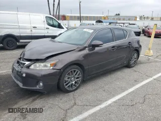 2011 Lexus CT 200h with VIN JTHKD5BHXB2016726, listed as a Copart auction lot 54628455 with 189,212 mi miles and Salvage title. Bid and sale history available at DreamBid. Image 1.