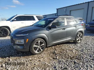 2020 Hyundai Kona Limited with VIN KM8K33A51LU416806, listed as a Copart auction lot 82025224 with 118,646 mi miles and Non Repairable. Bid and sale history available at carsss.com. Image 1.