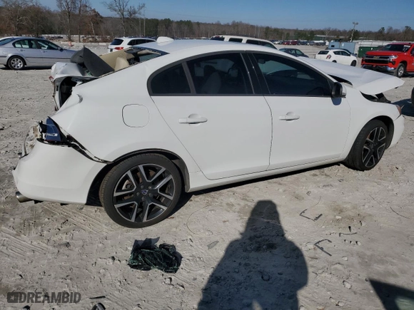 2017 Volvo S60 Dynamic with VIN YV126MFL1H2428847, listed as a Copart auction lot 85776154 with 0 mi miles and Salvage Title. Bid and sale history available at carsss.com. Image 3.