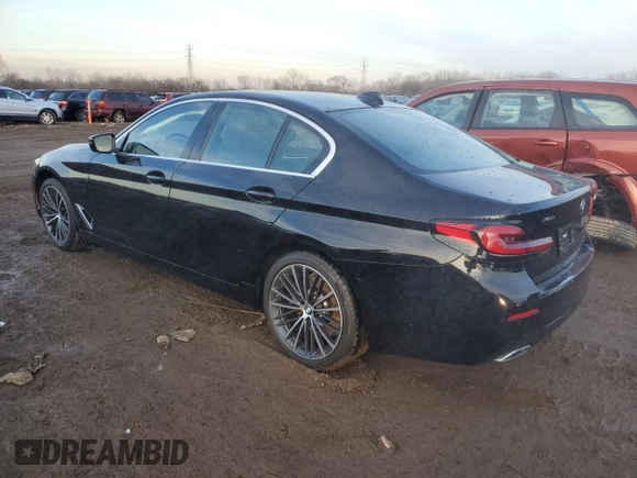 2022 BMW 5 Series 540i xDrive with VIN WBA73BJ04NWX56724, listed as a Copart auction lot 44247125 with 41,793 mi miles and Salvage title. Bid and sale history available at DreamBid. Image 2.