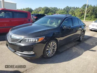 2016 Acura RLX Tech Pkg with VIN JH4KC1F56GC001475, listed as a Copart auction lot 75928934 with 0 mi miles and Non Repairable. Bid and sale history available at carsss.com. Image 1.
